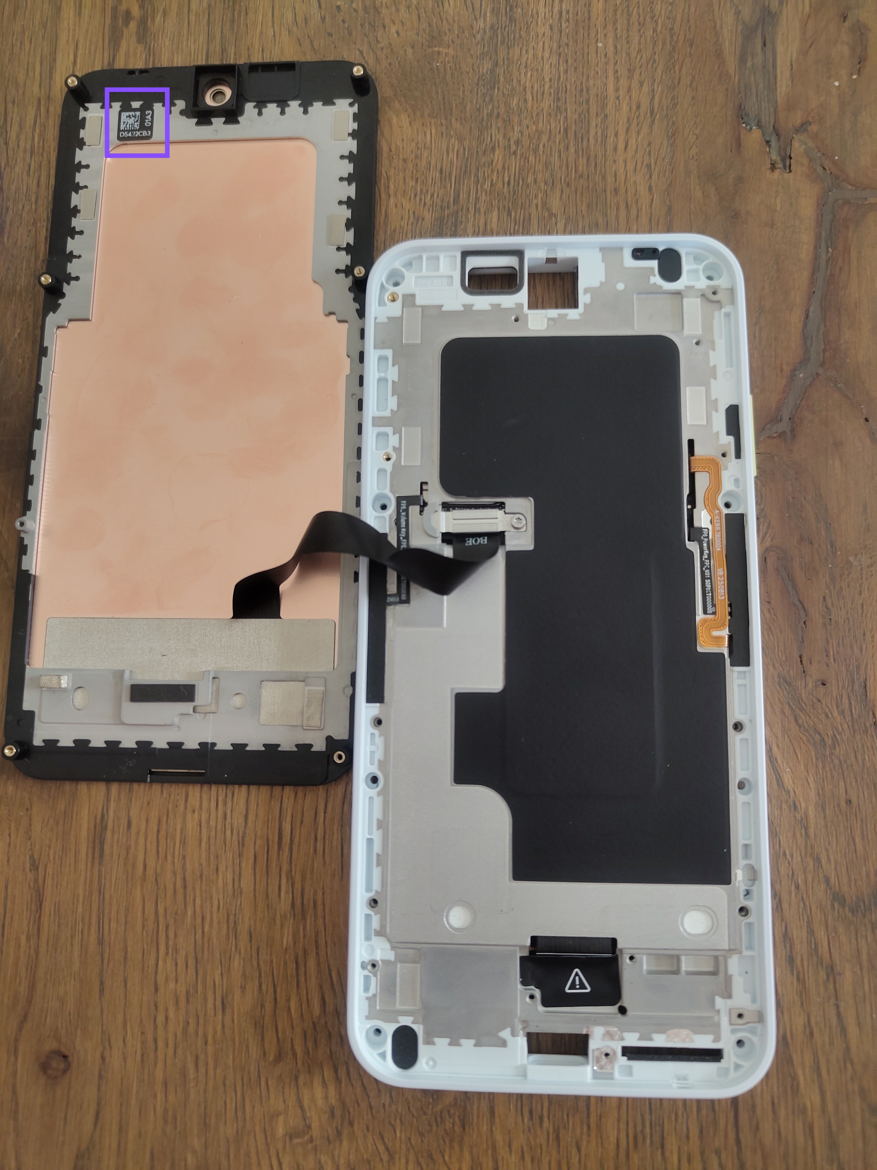 This image shows the display with the serial number engraved.jpg